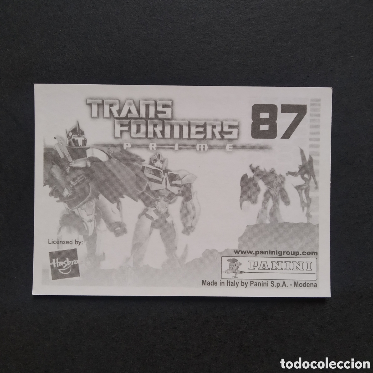 Coleccionismo cromos antiguos: CROMO - N&ordm; 087 - TRANSFORMERS PRIME - PANINI - A&Ntilde;O 2011 - Foto 2