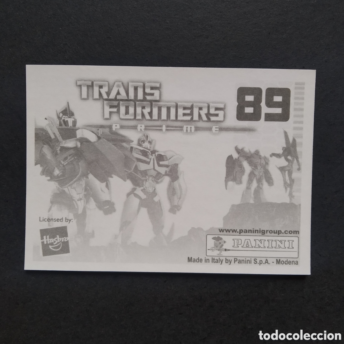 Coleccionismo cromos antiguos: CROMO - N&ordm; 089 - TRANSFORMERS PRIME - PANINI - A&Ntilde;O 2011 - Foto 2