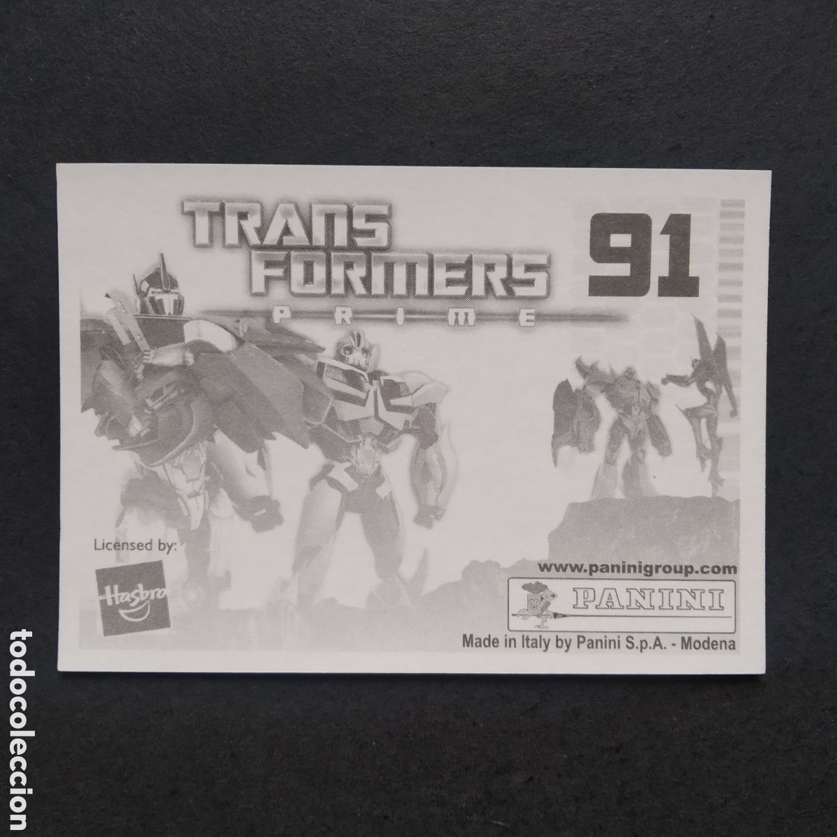 Coleccionismo cromos antiguos: CROMO - N&ordm; 091 - TRANSFORMERS PRIME - PANINI - A&Ntilde;O 2011 - Foto 2