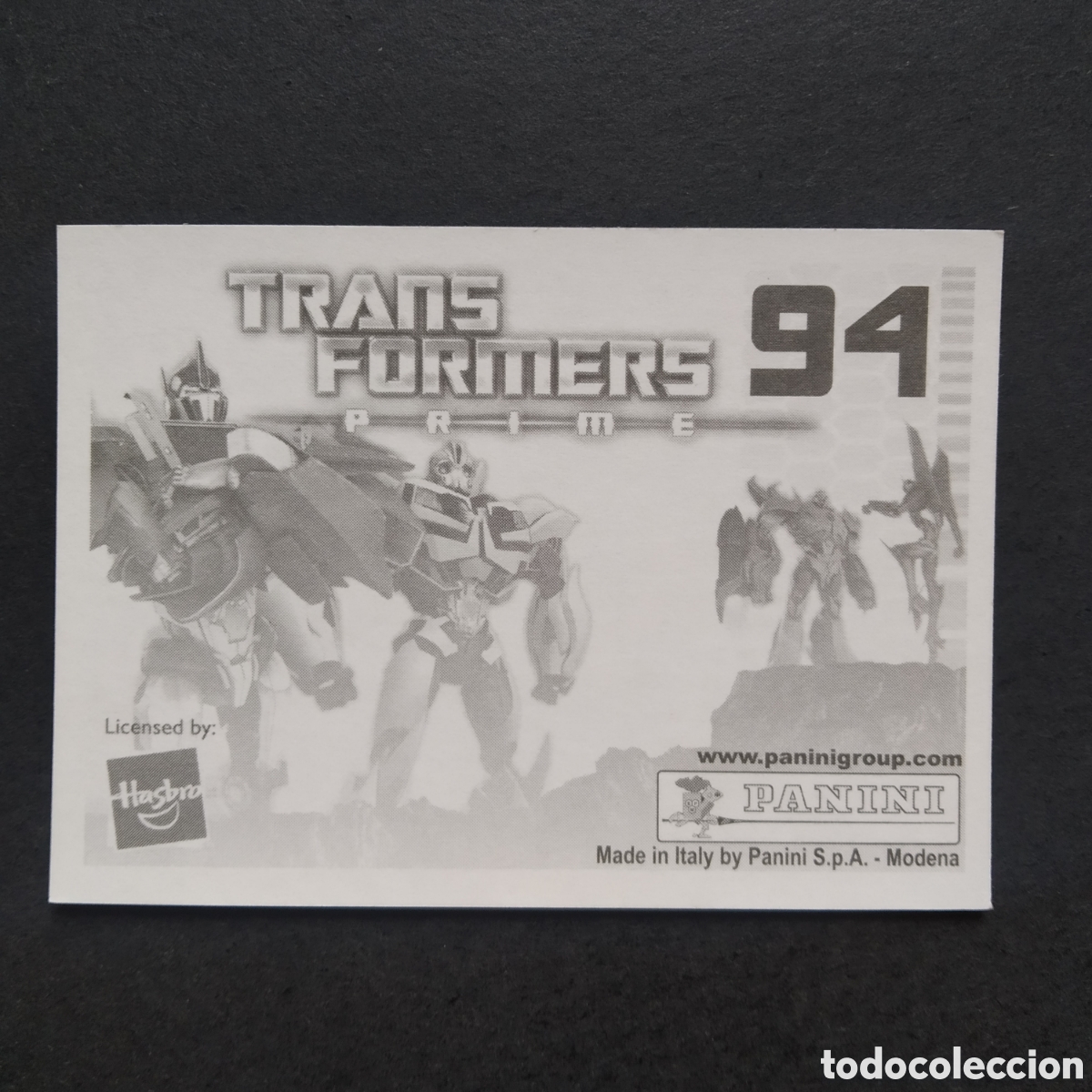 Coleccionismo cromos antiguos: CROMO - N&ordm; 094 - TRANSFORMERS PRIME - PANINI - A&Ntilde;O 2011 - Foto 2