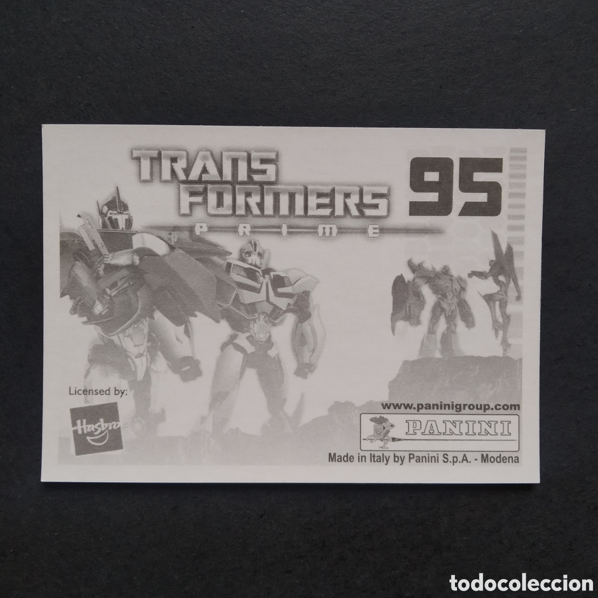Coleccionismo cromos antiguos: CROMO - N&ordm; 095 - TRANSFORMERS PRIME - PANINI - A&Ntilde;O 2011 - Foto 2