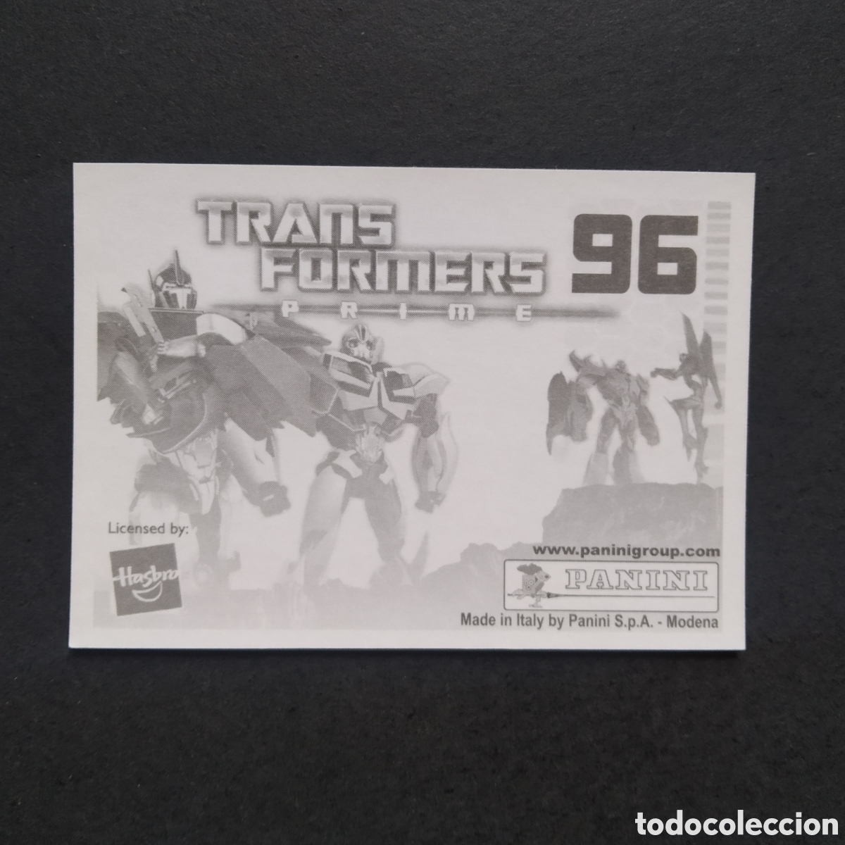 Coleccionismo cromos antiguos: CROMO - N&ordm; 096 - TRANSFORMERS PRIME - PANINI - A&Ntilde;O 2011 - Foto 2