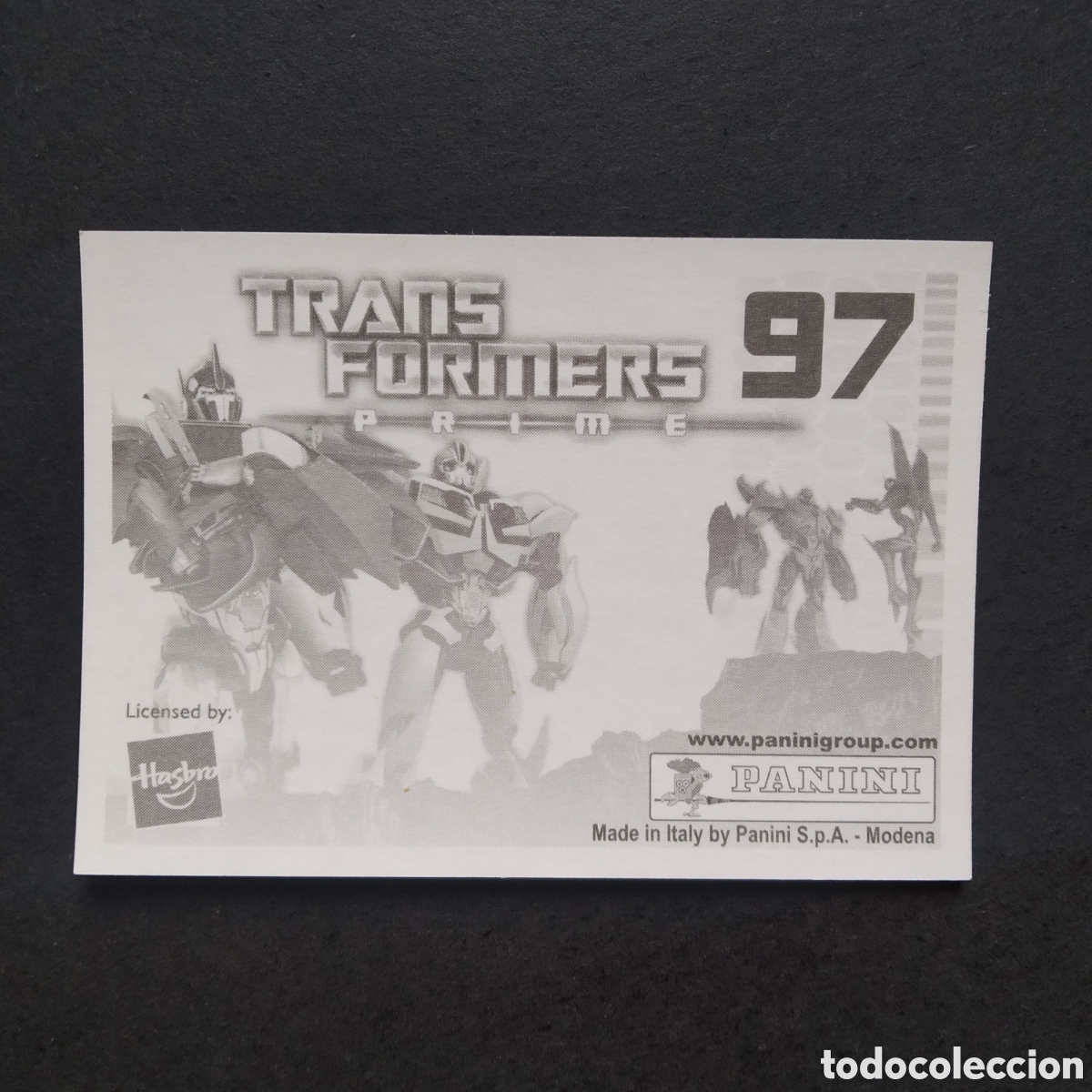 Coleccionismo cromos antiguos: CROMO - N&ordm; 097 - TRANSFORMERS PRIME - PANINI - A&Ntilde;O 2011 - Foto 2