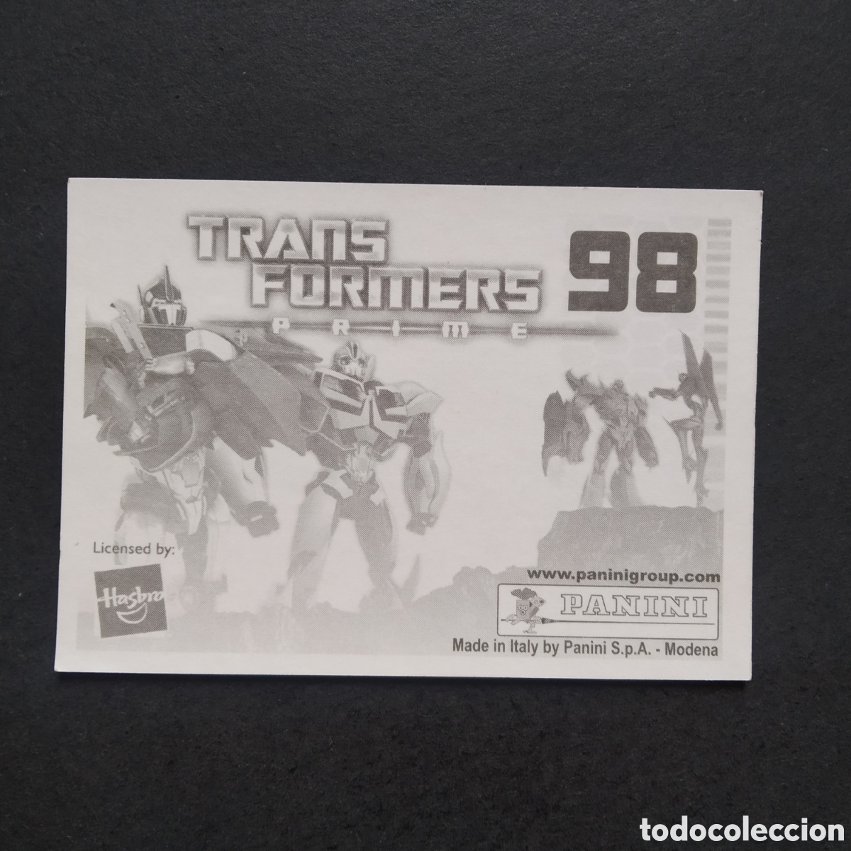 Coleccionismo cromos antiguos: CROMO - N&ordm; 098 - TRANSFORMERS PRIME - PANINI - A&Ntilde;O 2011 - Foto 2