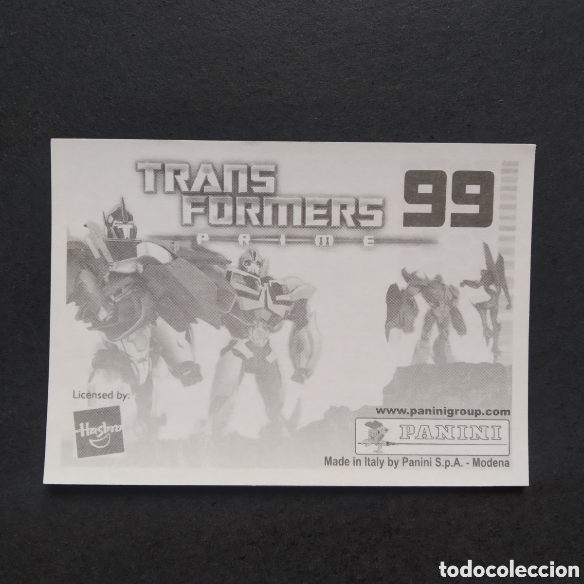 Coleccionismo cromos antiguos: CROMO - N&ordm; 099 - TRANSFORMERS PRIME - PANINI - A&Ntilde;O 2011 - Foto 2
