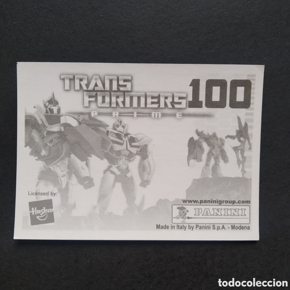 Coleccionismo cromos antiguos: CROMO - N&ordm; 100 - TRANSFORMERS PRIME - PANINI - A&Ntilde;O 2011 - Foto 2