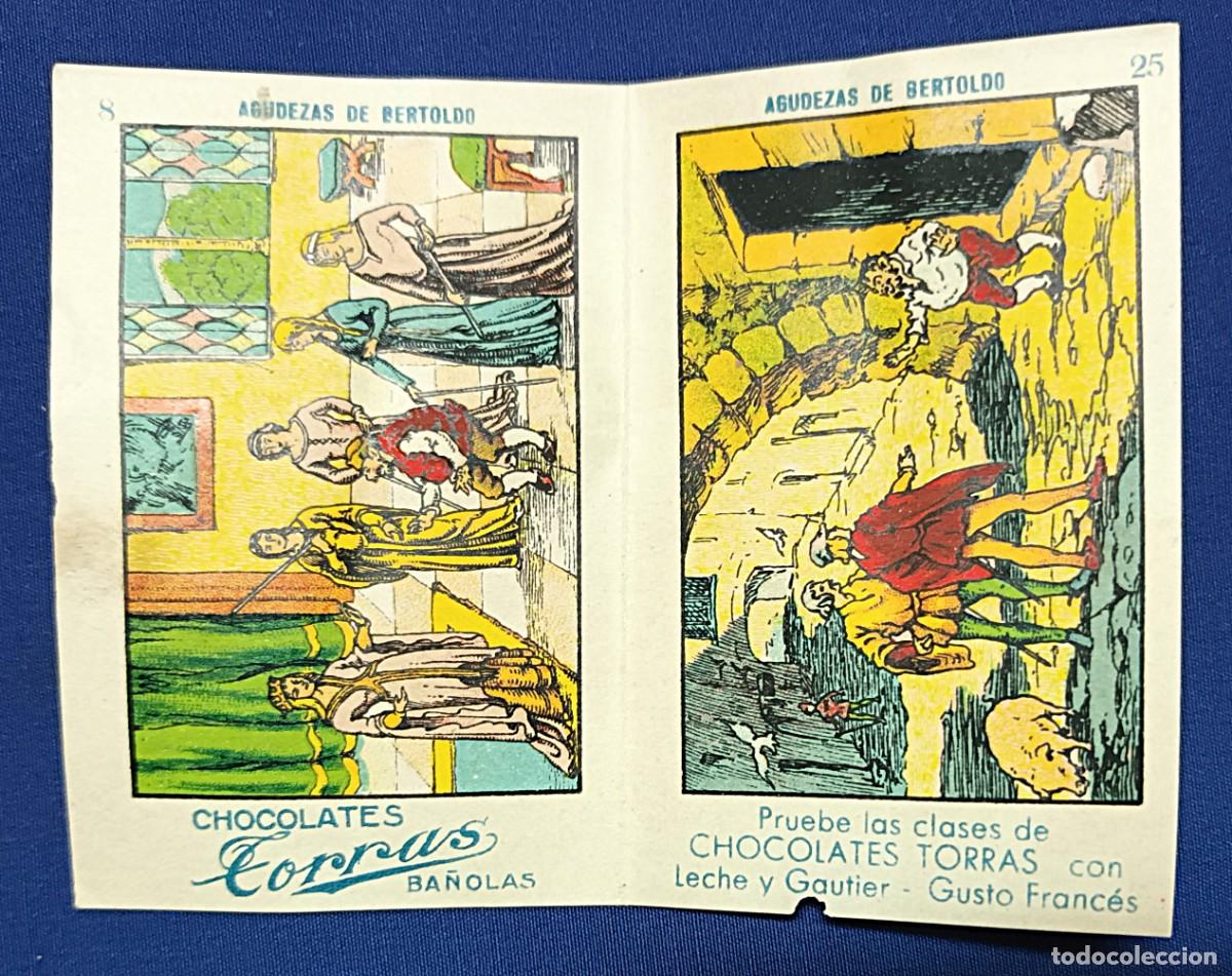 Coleccionismo cromos antiguos: CROMOS CHOCOLATES TORRAS : AGUDEZAS DE BERTOLDO