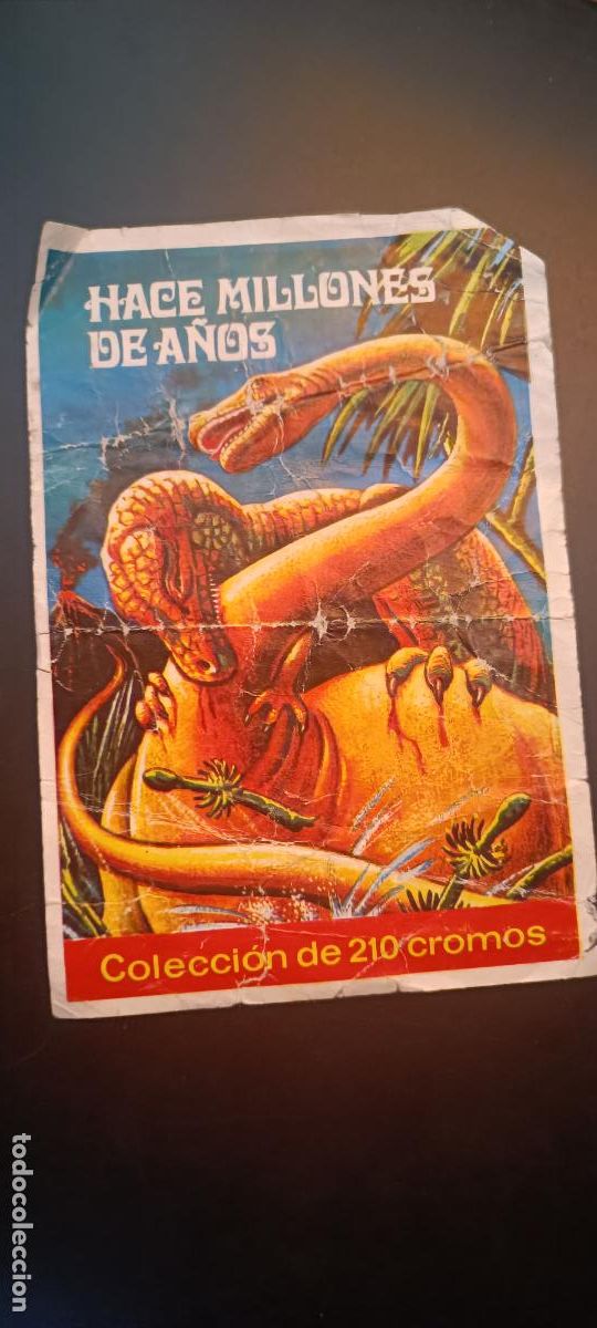 Coleccionismo cromos antiguos: ANTIGUO CROMO VALE CUPON DE 5 PESETAS DEL ALBUM HACE MILLONES DE A&Ntilde;OS RUIZ ROMERO A&Ntilde;O 1970
