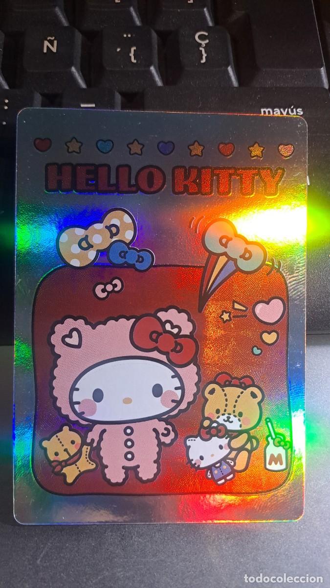Coleccionismo cromos antiguos: CROMO 159 HELLO KITTY AND FRIENDS FUN TOGETHER! 159 BRILLO MY FAVOURITE DAY TRADING CARD PANINI 2025