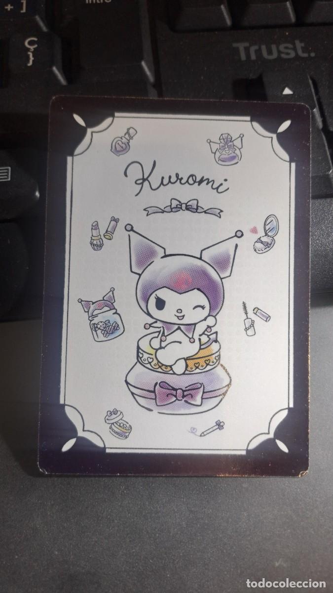 Collectable Antique Stickers: CROMO 167 HELLO KITTY AND FRIENDS FUN TOGETHER! 167 KUROMI MAKE-UP TRADING CARDS PANINI 2025