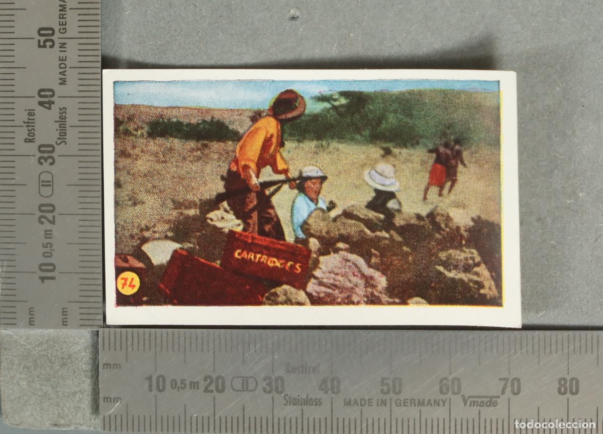 Collectable Antique Stickers: CROMO. Las Minas del Rey Salom&oacute;n 74