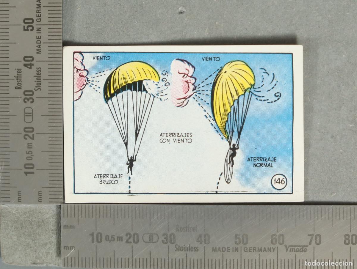 Coleccionismo cromos antiguos: CROMO. AVIACION. ATERRIZAJE PARACAIDISTA. 146