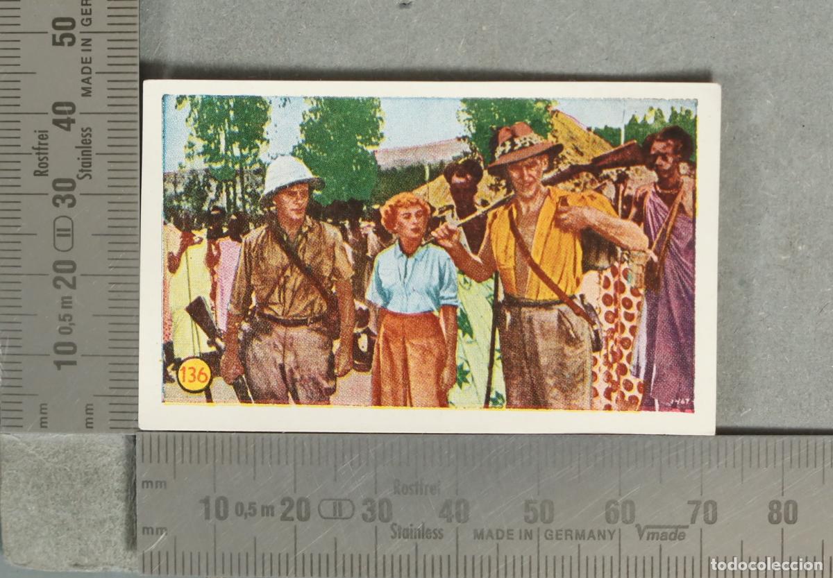 Collectable Antique Stickers: CROMO. Las Minas del Rey Salom&oacute;n 136