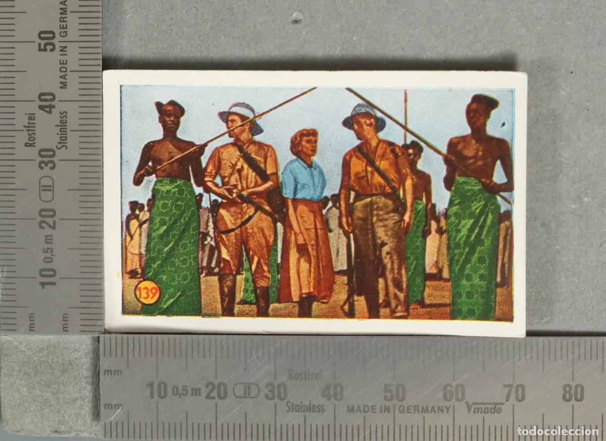Collectable Antique Stickers: CROMO. Las Minas del Rey Salom&oacute;n 139