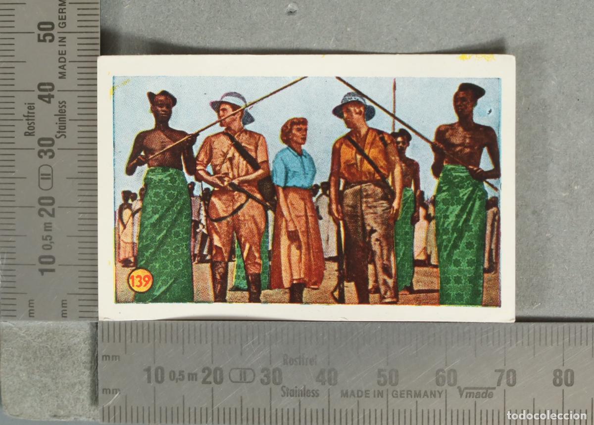 Collectable Antique Stickers: CROMO. Las Minas del Rey Salom&oacute;n 139