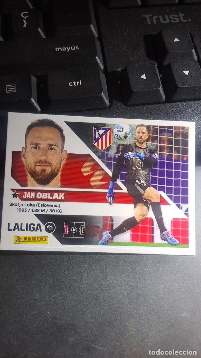 Coleccionismo cromos antiguos: CROMO OBLAK 3 ATLETICO DE MADRID LIGA 2026 2027 26 27 ESTE PANINI NUNCA PEGADO