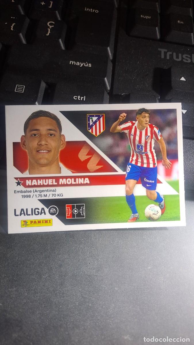 Coleccionismo cromos antiguos: CROMO NAHUEL MOLINA 6 ATLETICO DE MADRID LIGA 2026 2027 26 27 ESTE PANINI NUNCA PEGADO