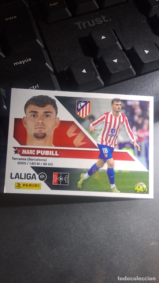 Coleccionismo cromos antiguos: CROMO PUBILL 7 ATLETICO DE MADRID LIGA 2026 2027 26 27 ESTE PANINI NUNCA PEGADO