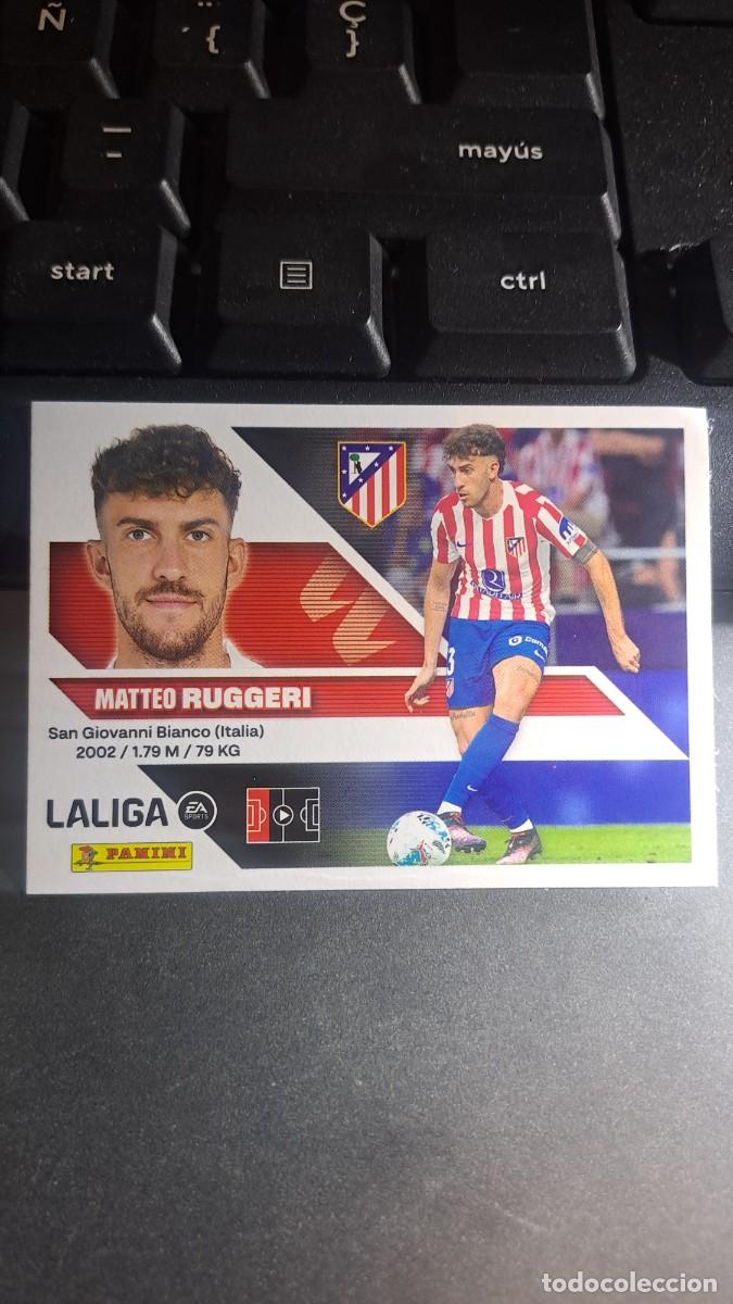 Coleccionismo cromos antiguos: CROMO RUGGERI 10 ATLETICO DE MADRID LIGA 2026 2027 26 27 ESTE PANINI NUNCA PEGADO