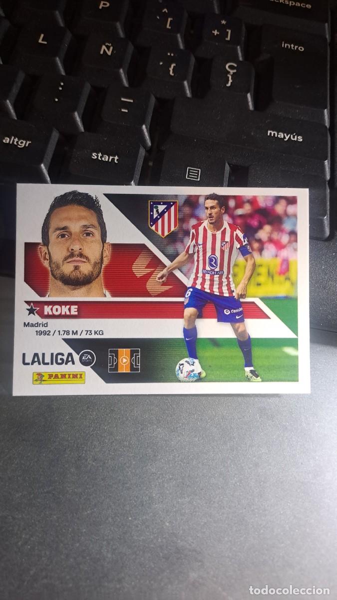 Coleccionismo cromos antiguos: CROMO KOKE 11 ATLETICO DE MADRID LIGA 2026 2027 26 27 ESTE PANINI NUNCA PEGADO