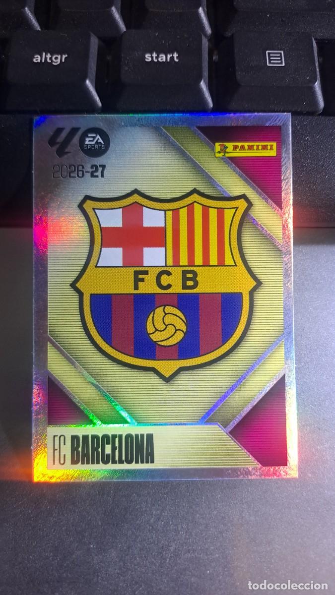 Coleccionismo cromos antiguos: CROMO ESCUDO BARCELONA 1 LIGA 2026 2027 26 27 ESTE PANINI NUNCA PEGADO