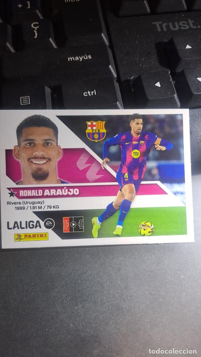 Coleccionismo cromos antiguos: CROMO ARAUJO 6A 6 A BARCELONA LIGA 2026 2027 26 27 ESTE PANINI NUNCA PEGADO