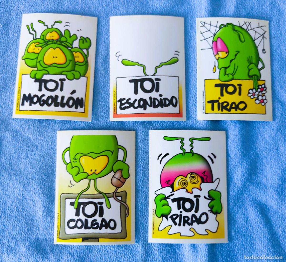 Coleccionismo cromos antiguos: 5 CROMOS DIFERENTES DE BOLLY TOIS DE BOLLYCAO EN EXCELENTE ESTADO