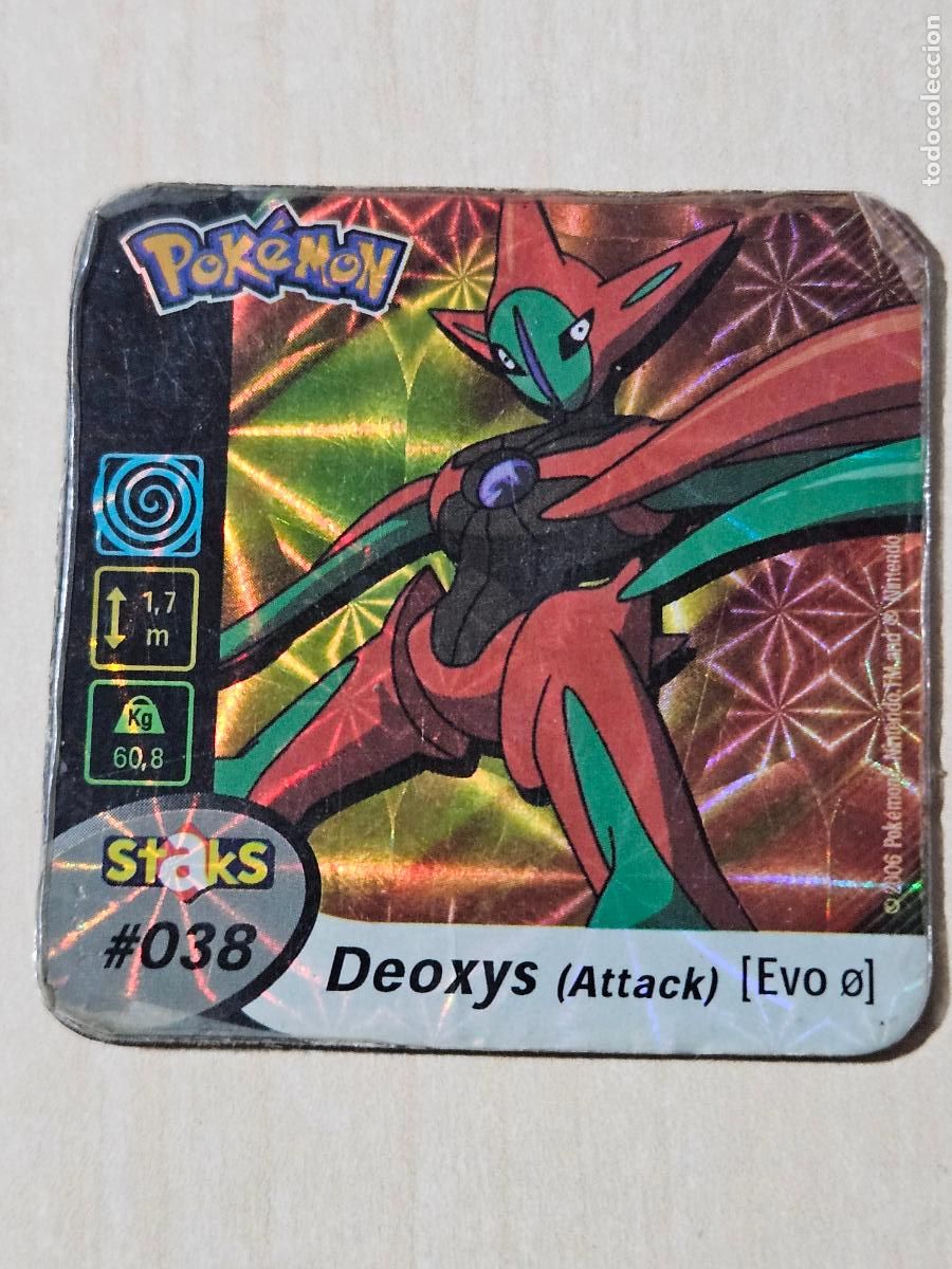Collectable Antique Stickers: STAKS 38 DEOXYS - POKEMON STAKS - IMAN - 2006