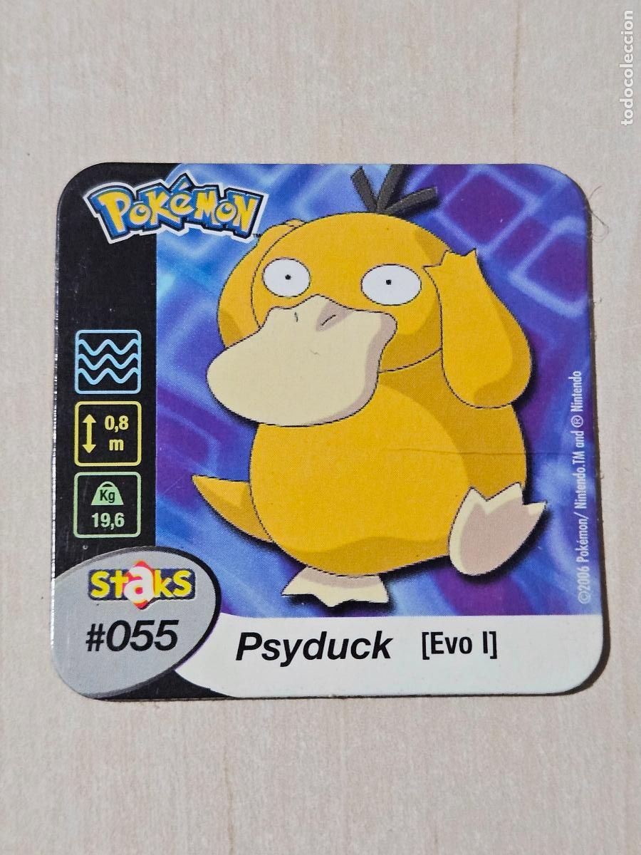 Collectable Antique Stickers: STAKS 55 PSYDUCK - POKEMON STAKS - IMAN - 2006