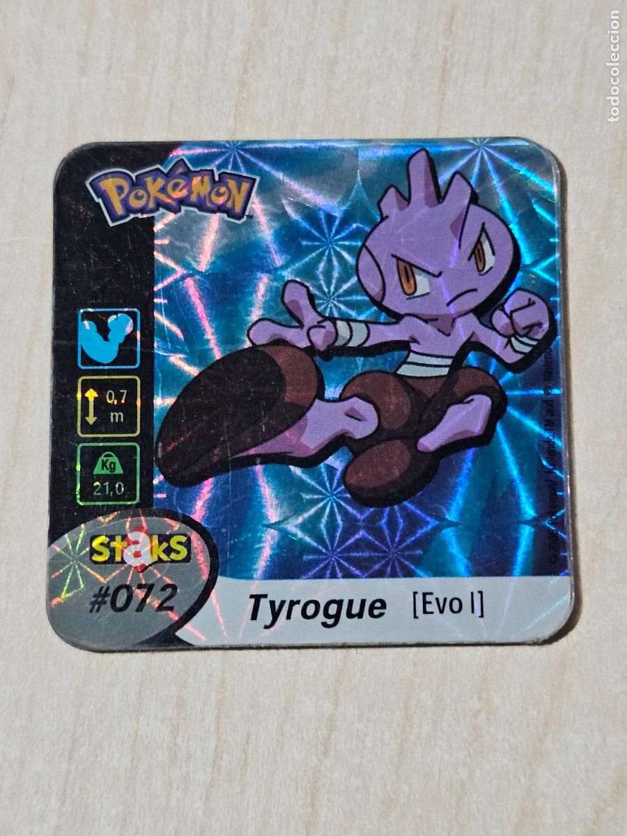 Collectable Antique Stickers: STAKS 72 TYROGUE - POKEMON STAKS - IMAN - 2006