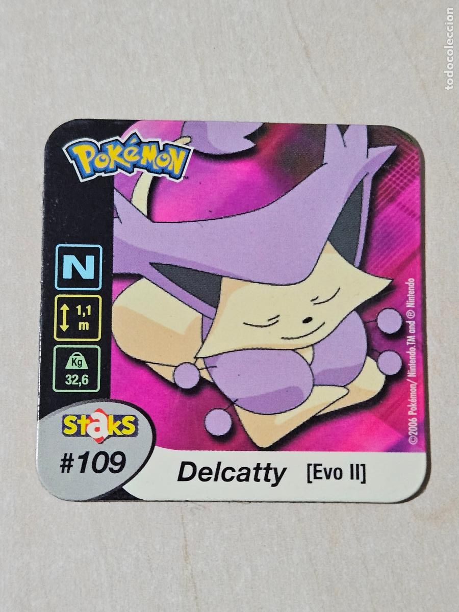 Coleccionismo cromos antiguos: STAKS 109 DELCATTY - POKEMON STAKS - IMAN - 2006