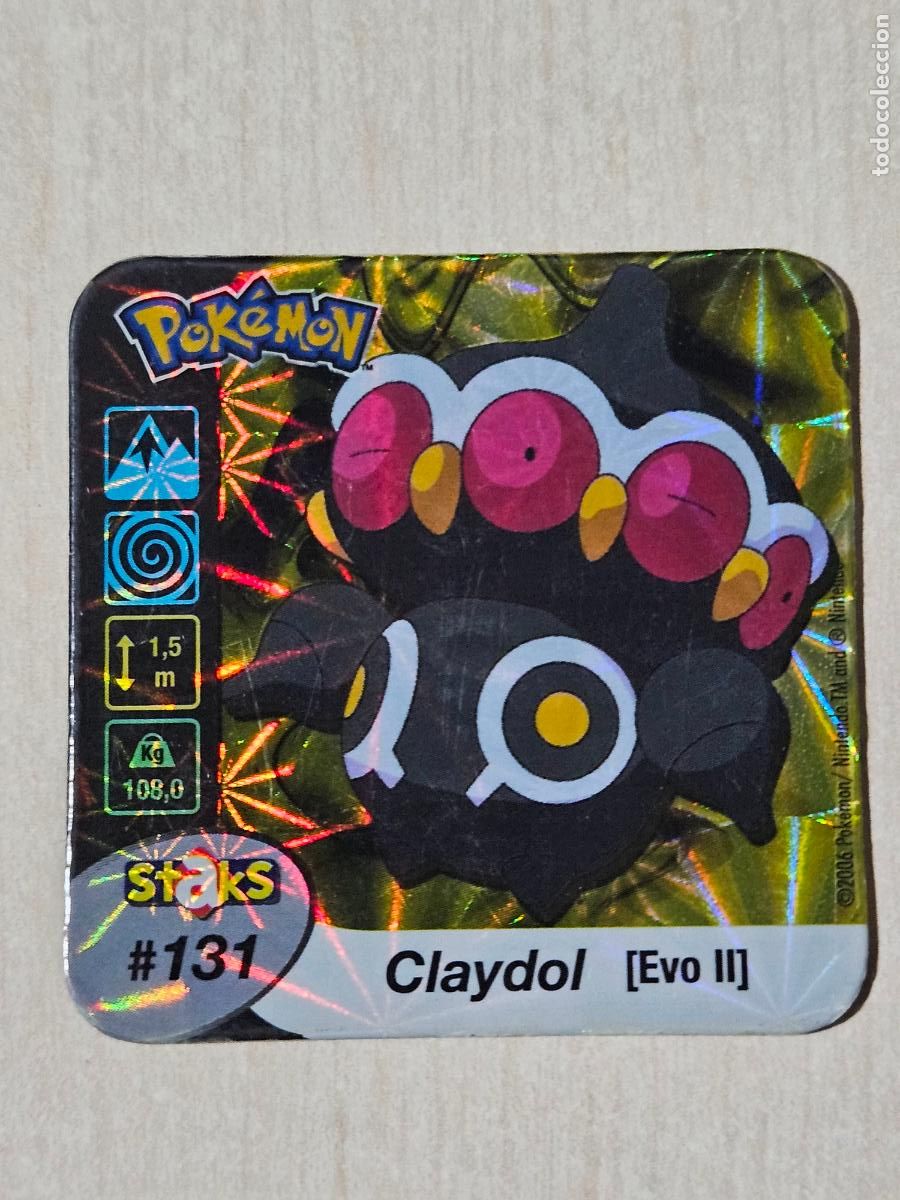 Coleccionismo cromos antiguos: STAKS 131 CLAYDOL - POKEMON STAKS - IMAN - 2006