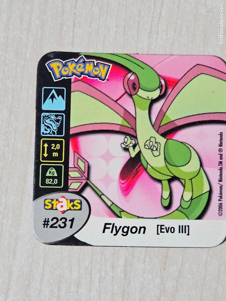 Coleccionismo cromos antiguos: STAKS 231 FLYGON - POKEMON STAKS - IMAN - 2006