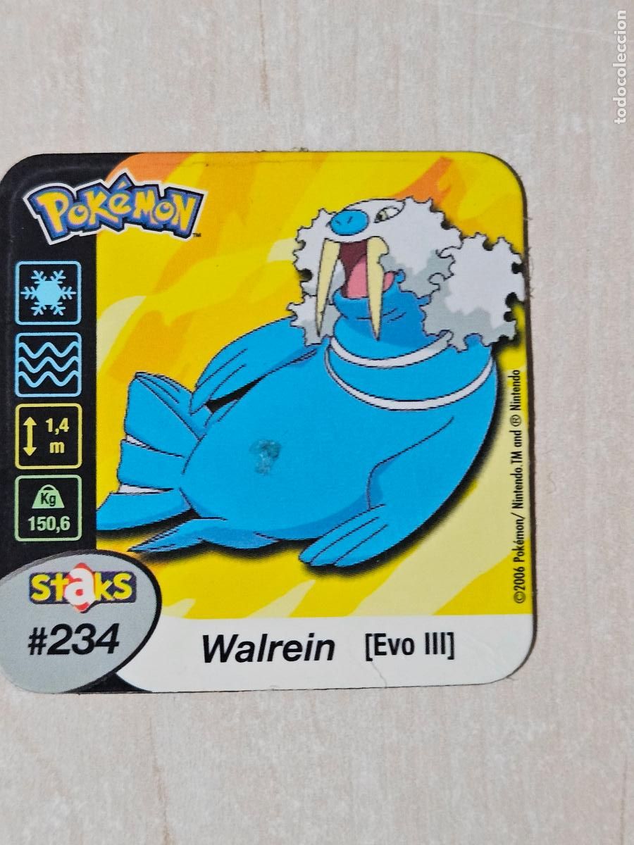 Coleccionismo cromos antiguos: STAKS 234 WALREIN - POKEMON STAKS - IMAN - 2006
