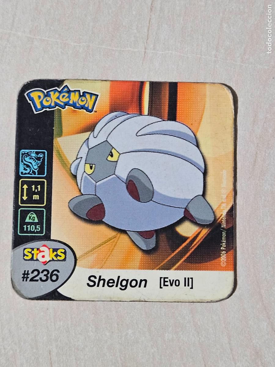 Coleccionismo cromos antiguos: STAKS 236 SHELGON - POKEMON STAKS - IMAN - 2006