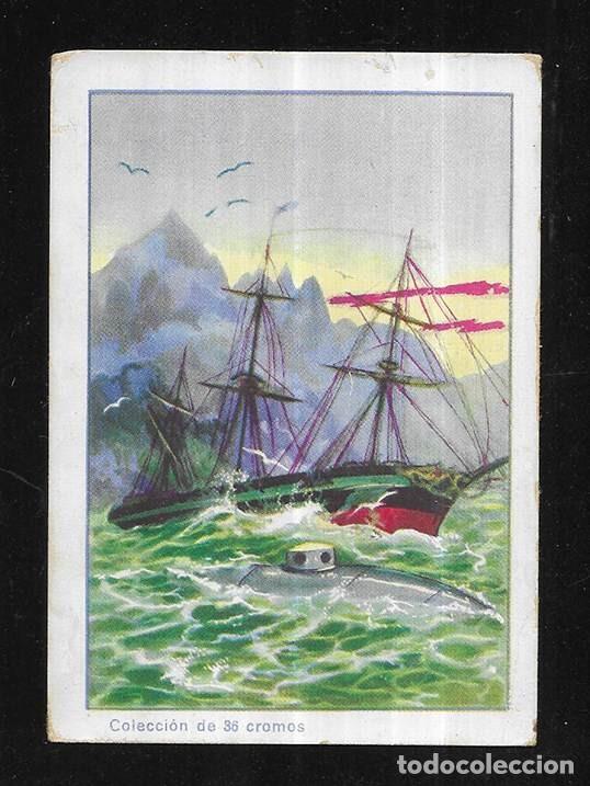 Coleccionismo cromos antiguos: Cromo. Veinte Mil Leguas de Viaje Submarino.. Chocolates Amatller. N&ordm; 1