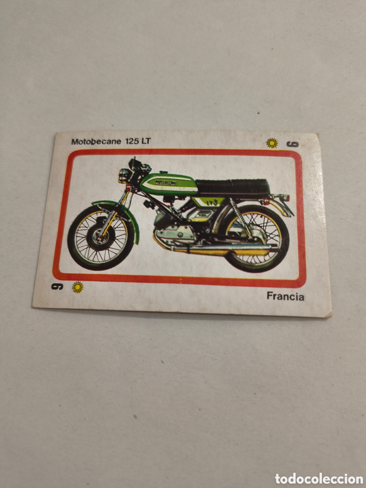 Coleccionismo cromos antiguos: TELE MOTOR EDICIONES ESTE NORTON MOTOBECANE 125 LT 9 DE OROS