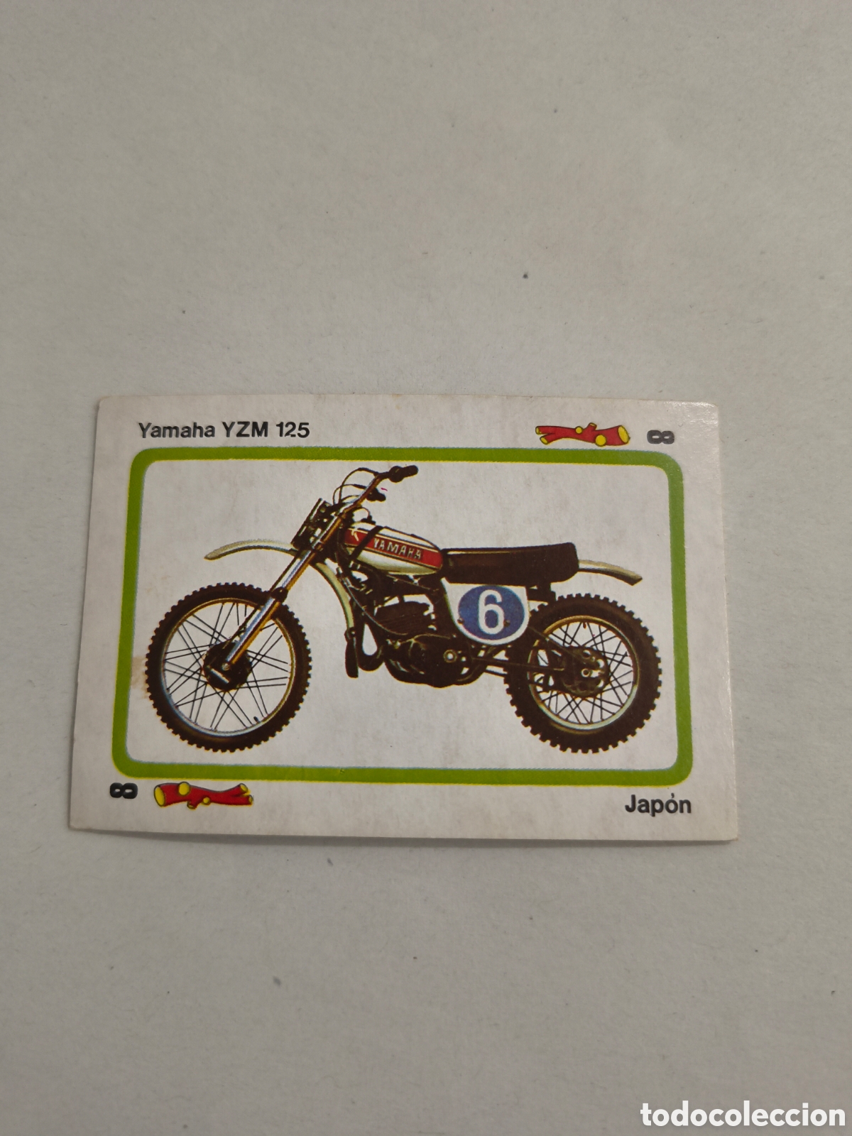 Coleccionismo cromos antiguos: TELE MOTOR EDICIONES ESTE YAMAHA YZM 125 8 DE BASTOS