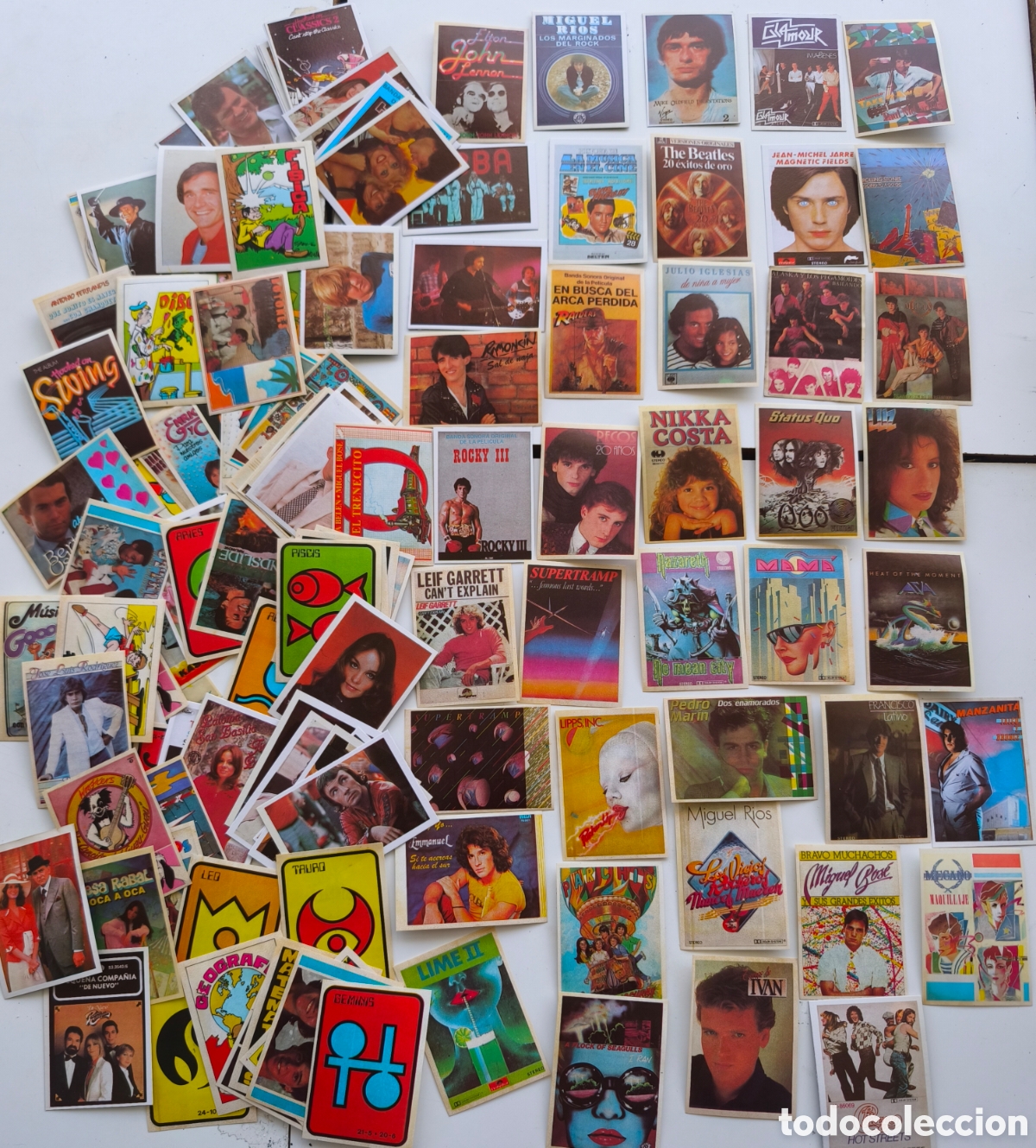 Coleccionismo cromos antiguos: Lote 125 cromos distintos Show de estrellas