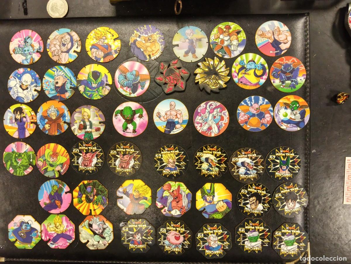 Coleccionismo cromos antiguos: LOTE DE 46 TAZOS A&Ntilde;OS 90 DRAGONBALL Z