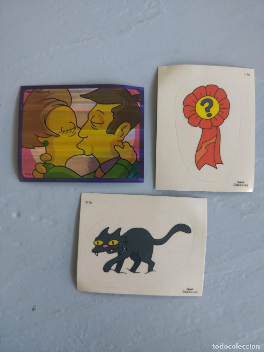 Colecionismo Cromos antigos: Lote 3 cromos especiales THE SIMSONS SCHOOL SURVIVAL GUIDEBOOK. Nuevos