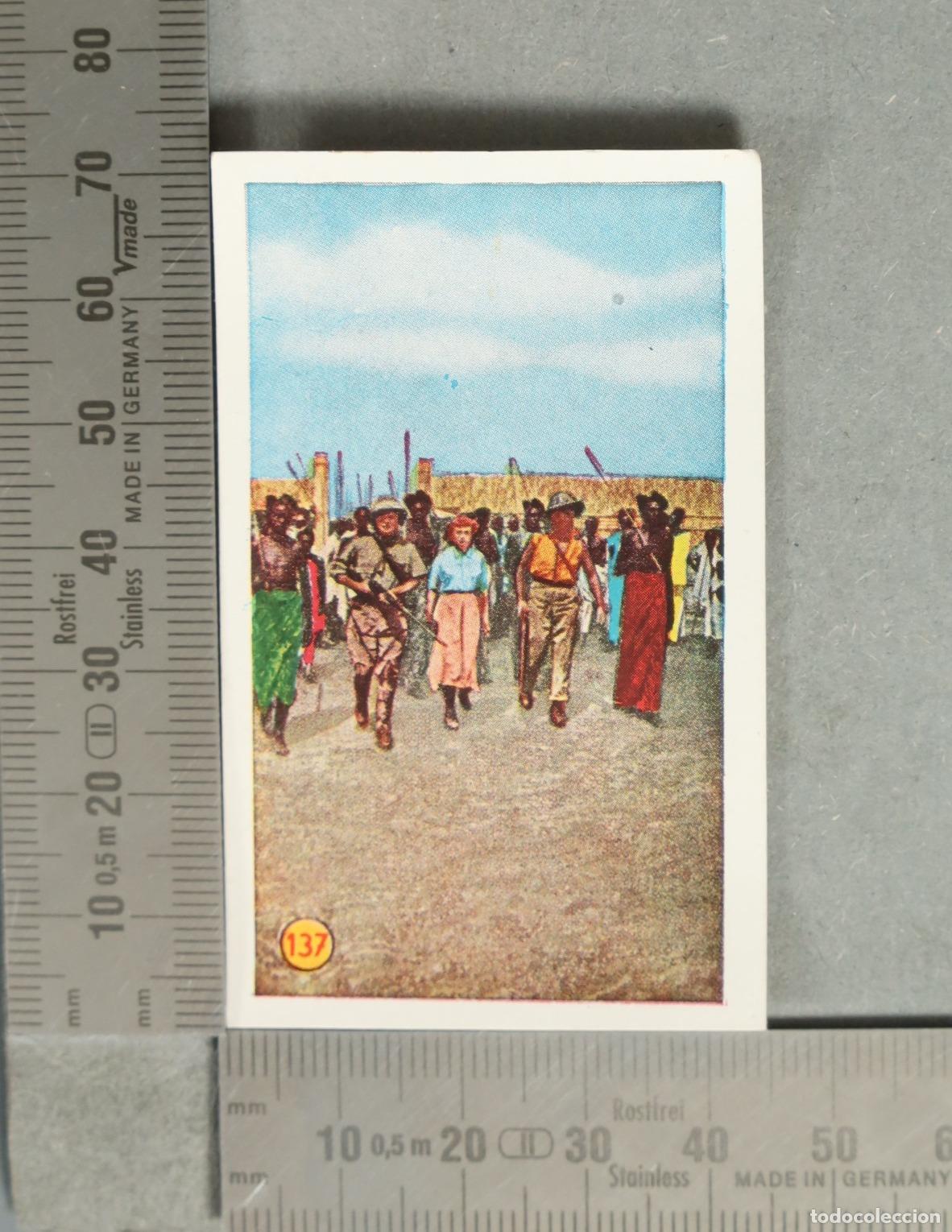 Coleccionismo cromos antiguos: CROMO. Las Minas del Rey Salom&oacute;n 137