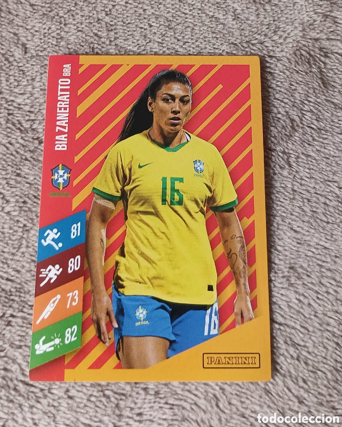 Coleccionismo cromos antiguos: CROMO (sin usar) BIA ZANERATTO (Brasil) Panini Family. McDonald's 2023. SIN PEGAR