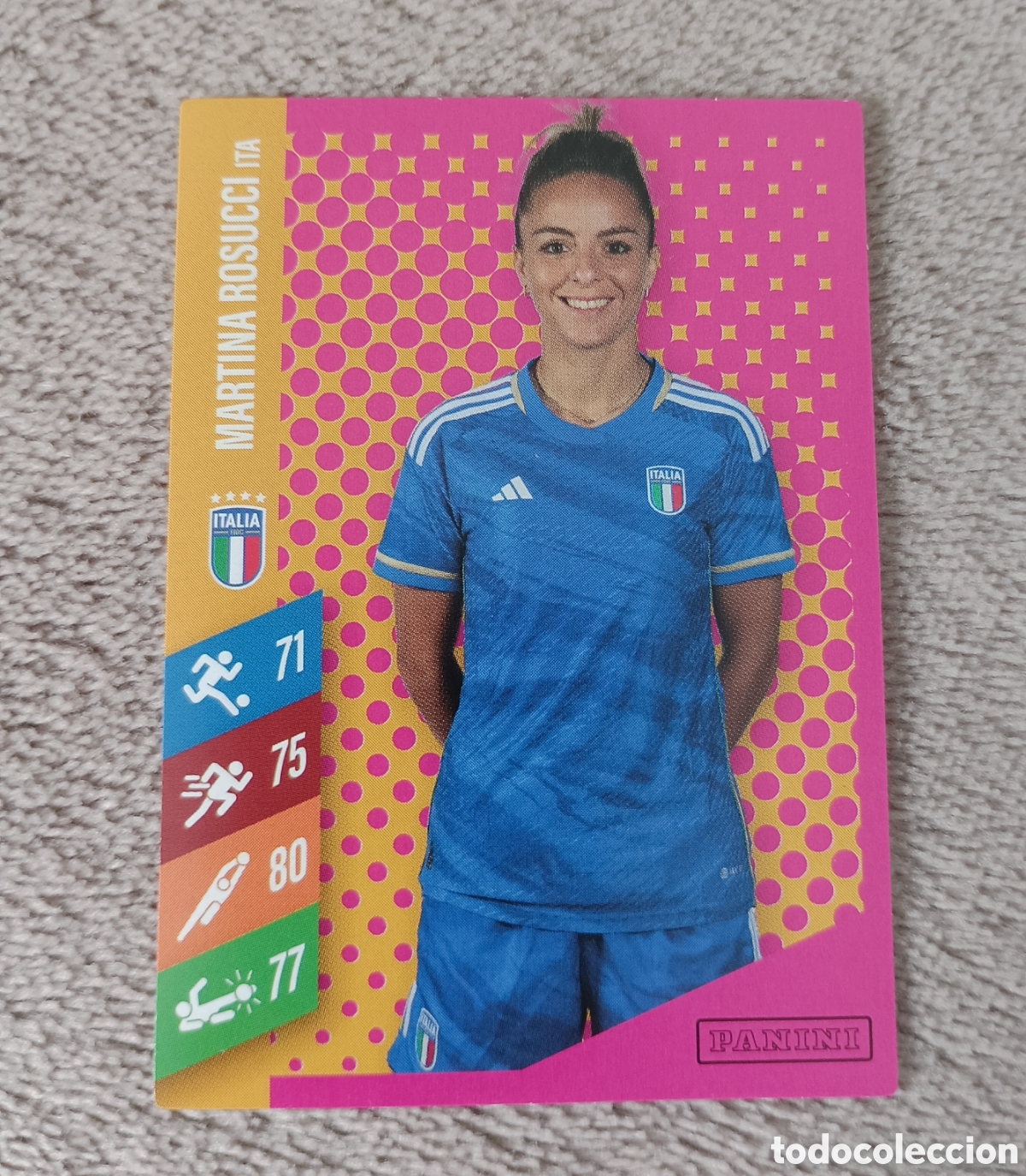 Coleccionismo cromos antiguos: CROMO (sin usar) MARTINA ROSUCCI (Italia) Panini Family. McDonald's 2023. SIN PEGAR