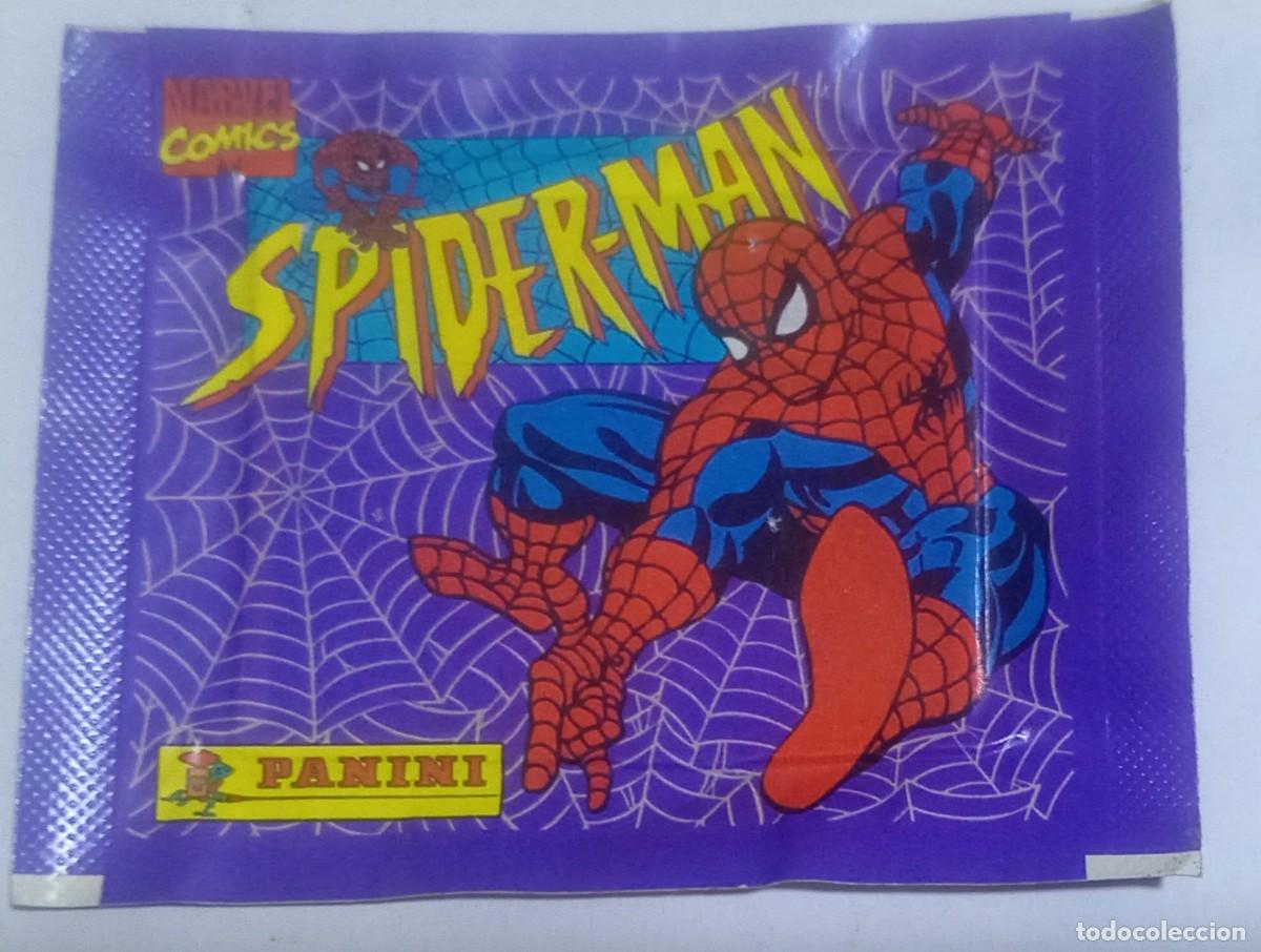 Coleccionismo cromos antiguos: Sobre Panini del Album SPIDERMAN del a&ntilde;o 1995. Sellado.