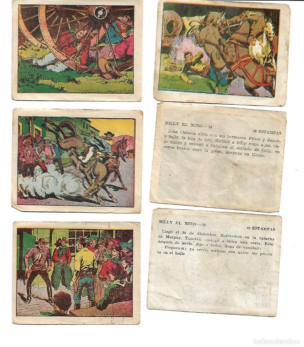 Collectable Antique Stickers: BILLY EL NI&Ntilde;O - 37 CROMOS DIFERENTES