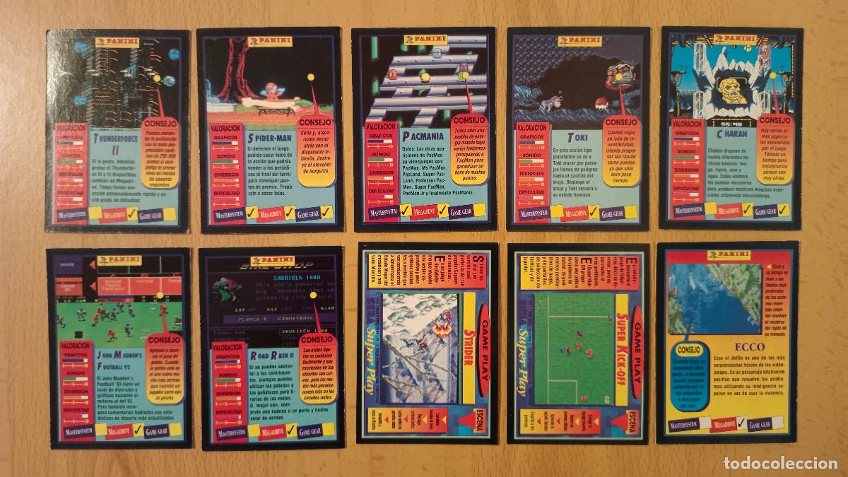 Coleccionismo cromos antiguos: Cromos SEGA Super Play de Panini - Foto 2