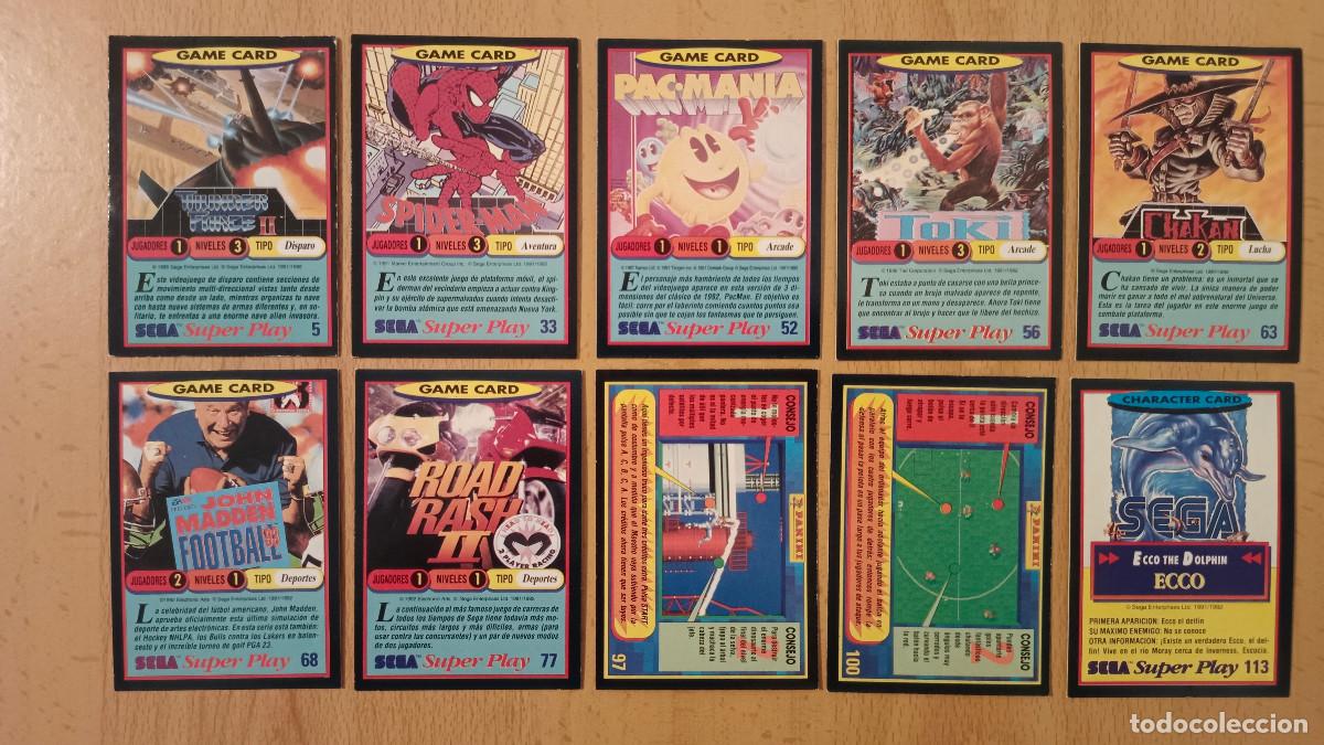 Sammeln alte Sammelbilder: Cromos SEGA Super Play de Panini