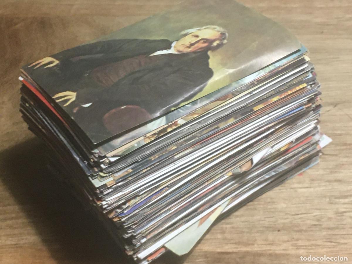 Coleccionismo cromos antiguos: el mundo de la pintura lote muchos muchos cromos nunca pegados