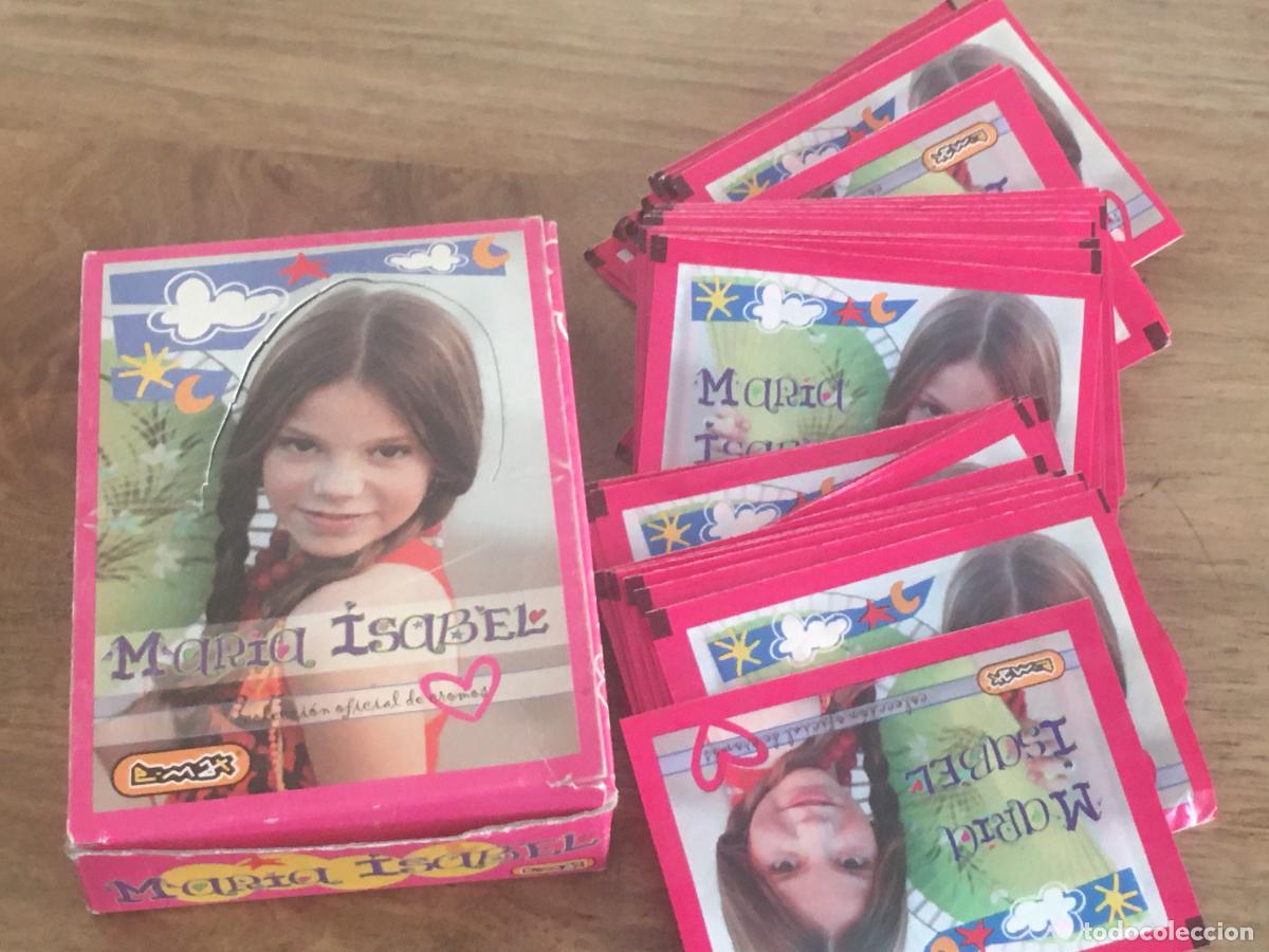 Collectable Antique Stickers: maria isabel caja de quiosco con sobres de cromos sin abrir
